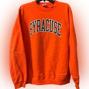 Syracuse University Orange Port & Company Crewneck Sweatshirt, Large